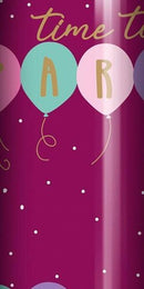 2.5 Metres Happy Birthday Giftwrap  - Gifts & Balloons