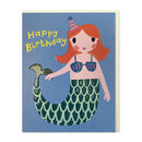 Happy Birthday Mermaid Card