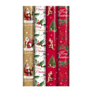 4 Metres Christmas Gift Wrap - Trad