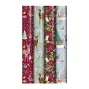 4 Metres Christmas Gift Wrap - Woodland