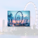 Singapore Postcard - Singapore Flyer