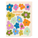 Birthday Babe Floral Card