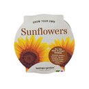 Zinc Pot Wooden Handle - Sunflower