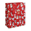 Gift Bag - Christmas Paws