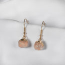 Giftstones Earring - Rose Quartz