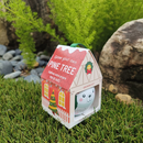 Xmas House Ceramic Pot - Pine