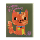 Happy Birthday - Cat Card