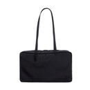 Medium Nylon Bowler Bag - Black