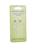 Nature's Gift Stud Earring - Aventurine