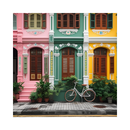 Peranakan Magnet -  Bicycle by the Shophouse
