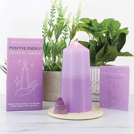 Crystal Candle: Positive Energy