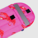 Puffy Laptop Sleeve 13"/14" - Pink Lobster