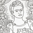 Colouring Book - Frida Kahlo