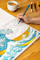 Colouring Book - Hokusai