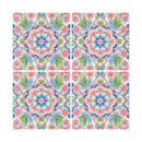 Peranakan Magnet - Turquoise Peony Bloom