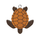 Wooden Handmade Keyring - Turtle