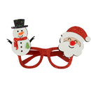 Christmas Glasses Character -  Santa & Snowman
