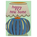 Happy new home lamp Card