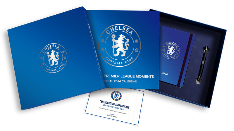 Chelsea Fc 2024 Calendar & Diary Musical Gift Box (Pre-Order Arrives Mid October) - SpectrumStore SG