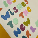 Congrats & best wishes to the new Mr & Mrs Card