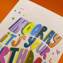 Hooray it's your Birthday Card