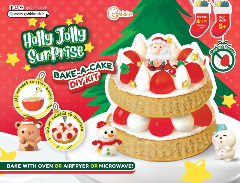 Holly Jolly - Xmas Cake DIY Kit