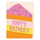 Happy Birthday Die-Cut Cake Card