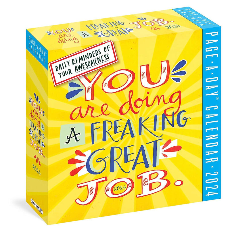 You Are Doing A Freaking Great Job Color Page-A-Day® Calendar 2024 - SpectrumStore SG
