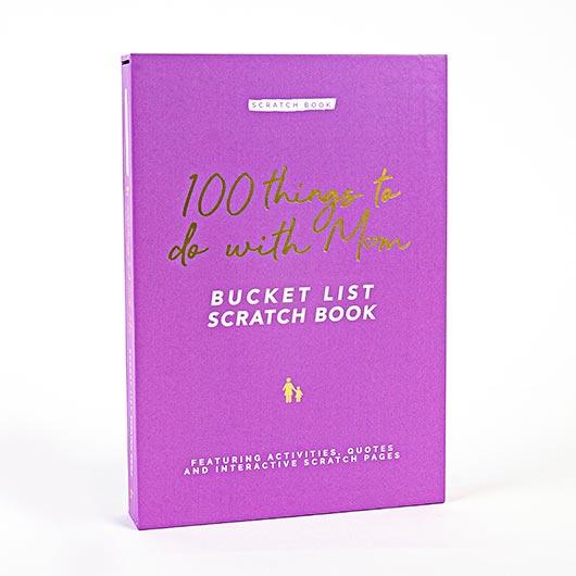 100 Things To Do With Mum Bucket List Scratch Book - SpectrumStore SG