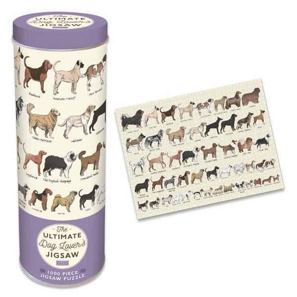 1000 Piece Jigsaw In A Tube - Dog Lovers - SpectrumStore SG
