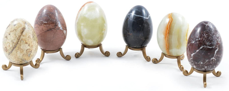 3 Inch Mixed Marble Eggs - SpectrumStore SG