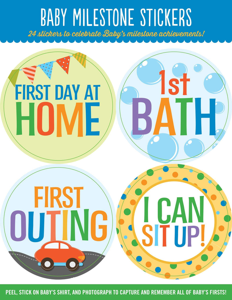 Baby Monthly Milestone Stickers - Achievements - SpectrumStore SG