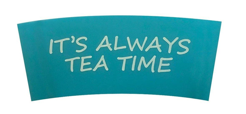 Bamboo Cup Sleeves: It's Always Tea Time - SpectrumStore SG