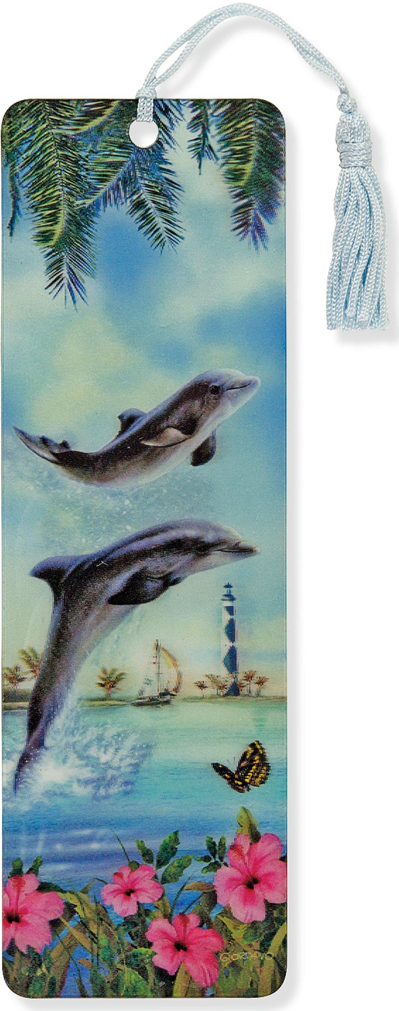 Beaded Bookmark: Dolphin 3-D Bookmark - SpectrumStore SG
