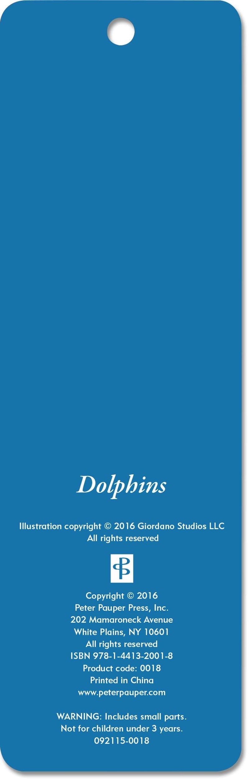 Beaded Bookmark: Dolphin 3-D Bookmark - SpectrumStore SG