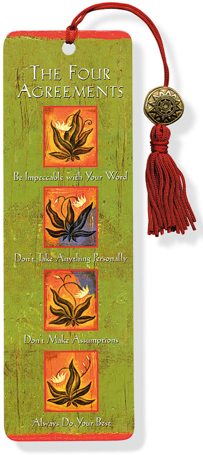 Beaded Bookmark: Four Agreements - SpectrumStore SG