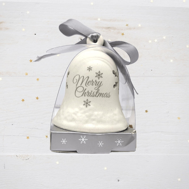 Ceramic Christmas Bell: Jesus The Greatest Gift - SpectrumStore SG