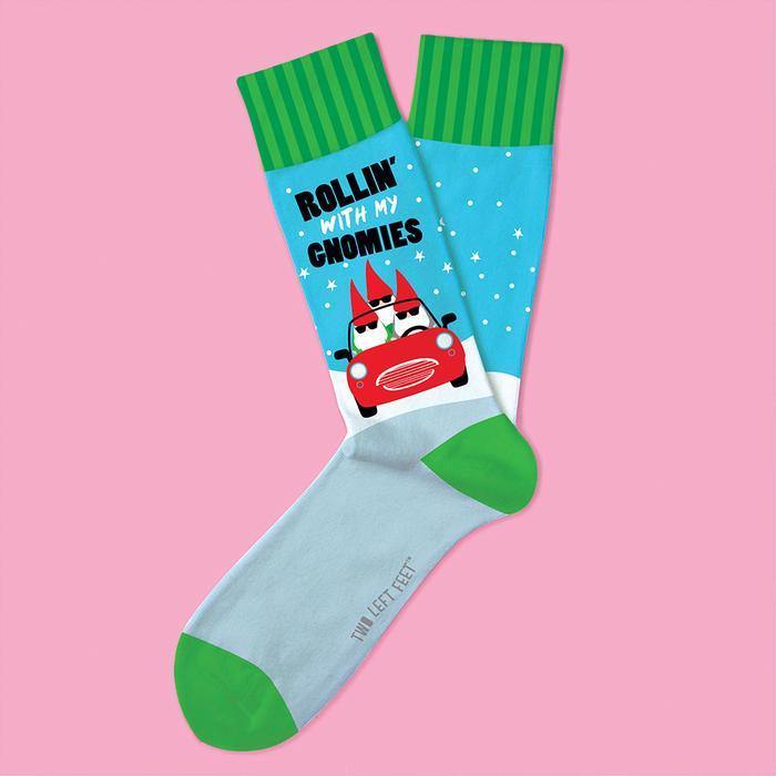 Christmas Socks: Rollin With My Gnomies - SpectrumStore SG