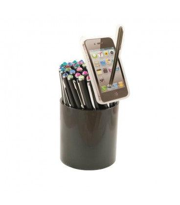 Crystal Black Touch Screen Stylus and Pen - SpectrumStore SG