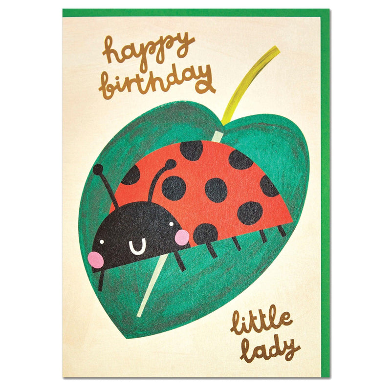 Cute Ladybird Children's Birthday Card - SpectrumStore SG