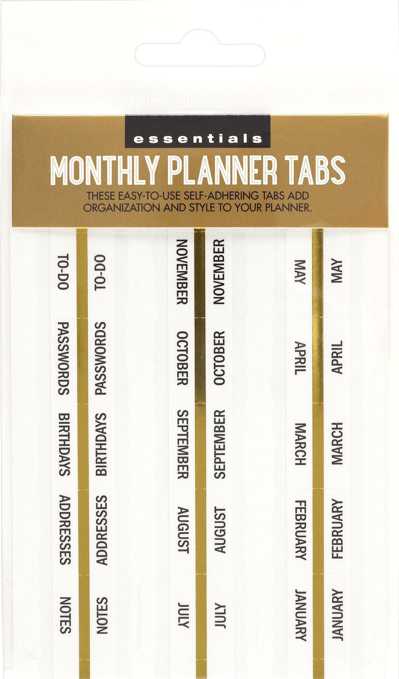 Essentials Monthly Planner Tabs - SpectrumStore SG