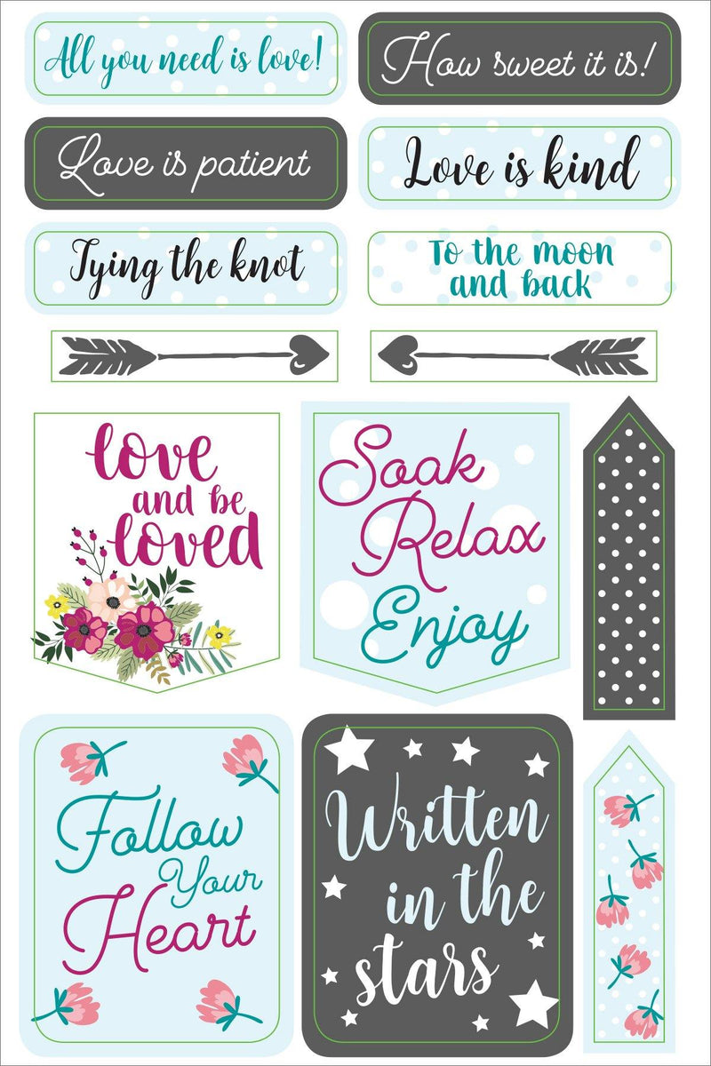 Essentials Planner Stickers - Wedding - SpectrumStore SG