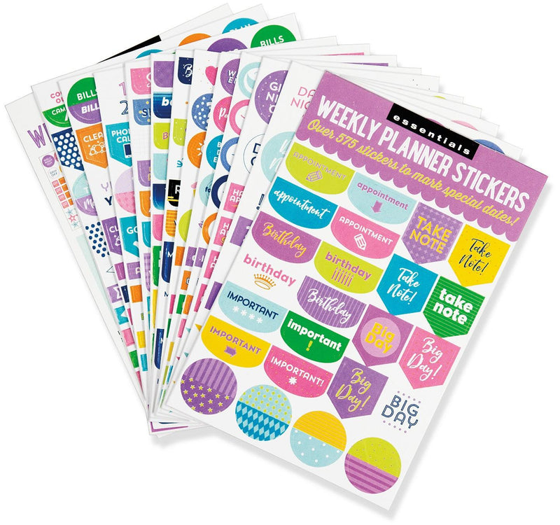 Essentials Weekly Planner Stickers - SpectrumStore SG