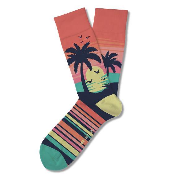 Everyday Socks: Caribbean Sunset - SpectrumStore SG