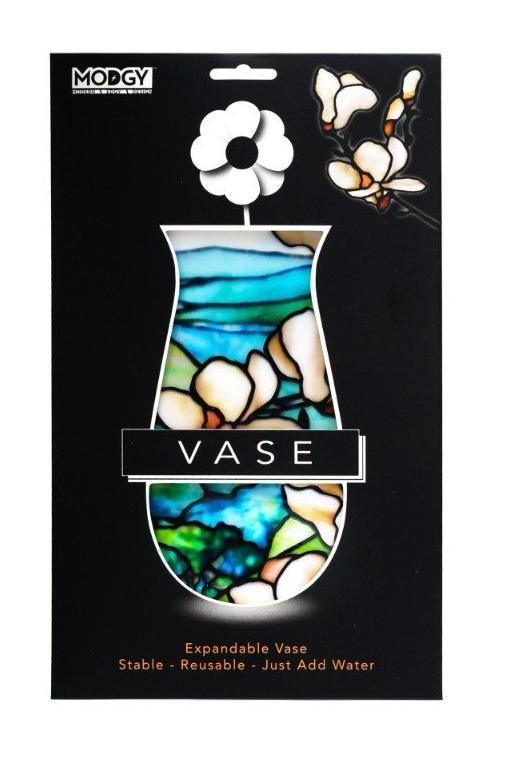 Expandable Flower Vase - Louis C. Tiffany Magnolia Landscapes - SpectrumStore SG