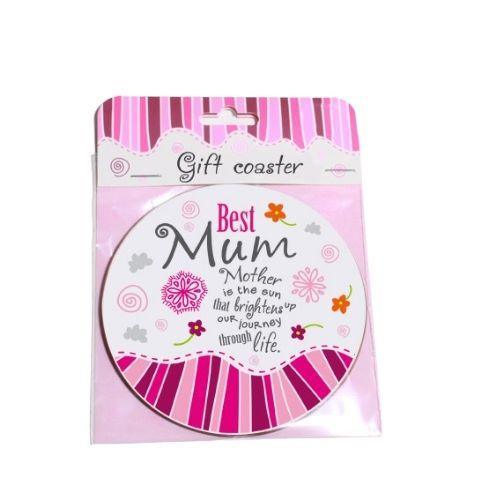 Friends & Family Coasters: Best Mum - SpectrumStore SG