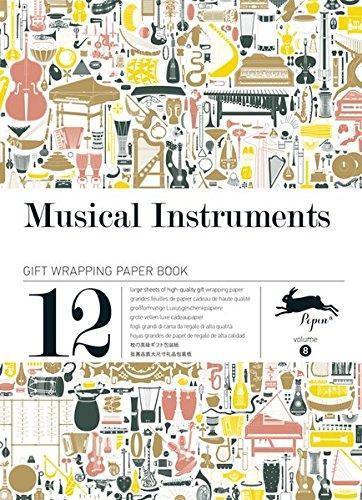 Gift Wrap & Creative Papers: Musical instruments - SpectrumStore SG