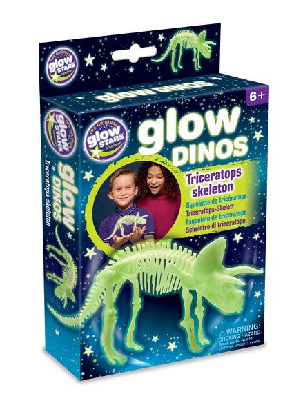 Glow-in-the-Dark Dinos Triceratops Skeleton - SpectrumStore SG