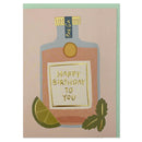 'Happy Birthday to you' Pink Gin Birthday Card - SpectrumStore SG