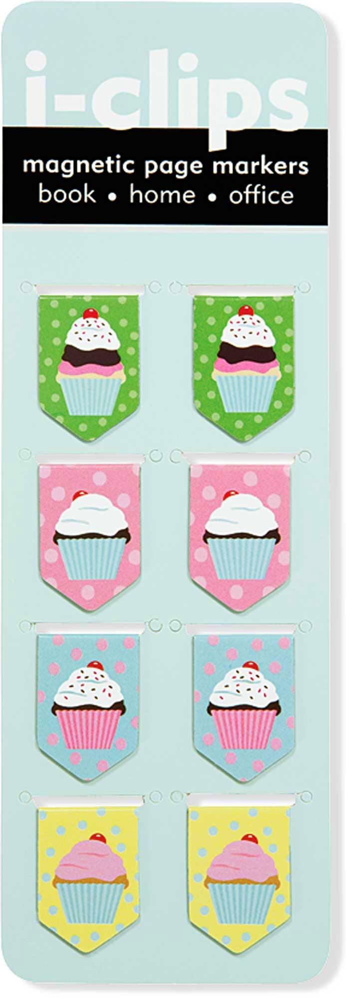 i-Clips Magnetic Page Markers: Cupcakes - SpectrumStore SG
